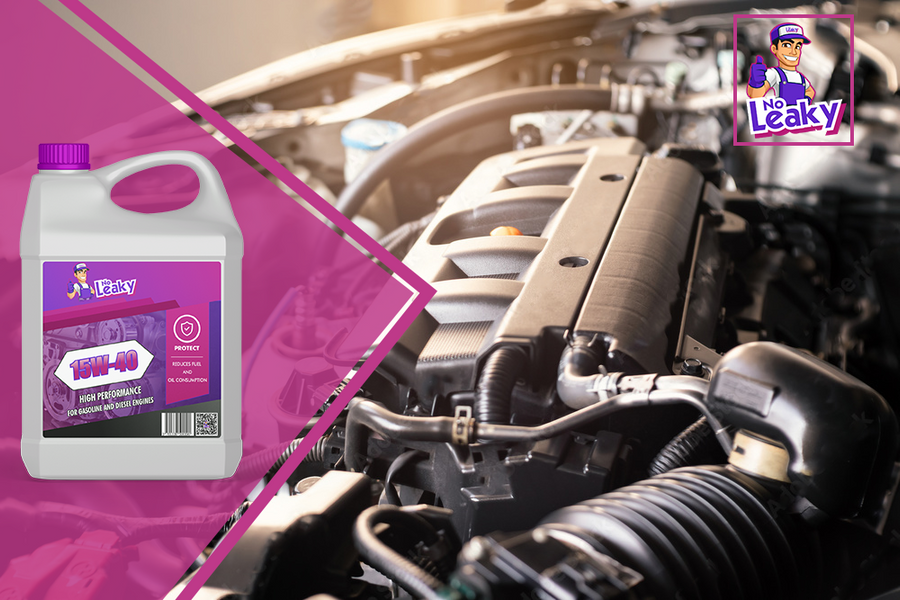 What are the key benefits of 15W40 high performance engine oil?